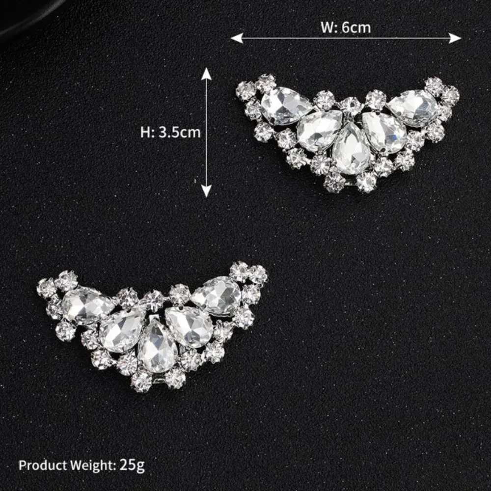 7pc One-Of-A-Kind Bridal Tiara Set for Weddings - Picture 16 of 17